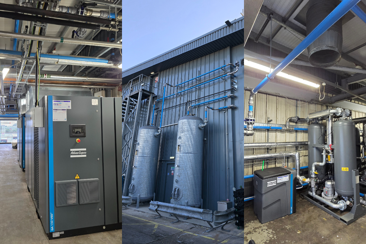Food manufacturer reduces compressed air energy bill by 40%