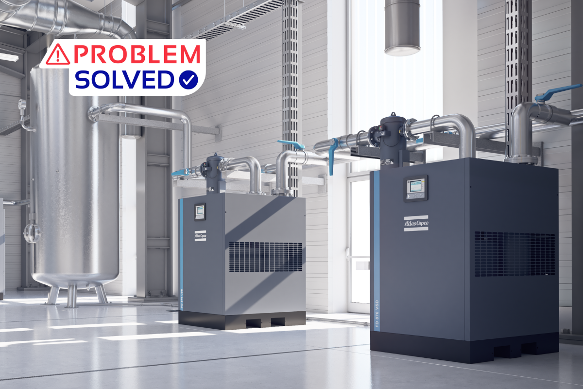 Protecting tools and products with proper compressed air moisture control