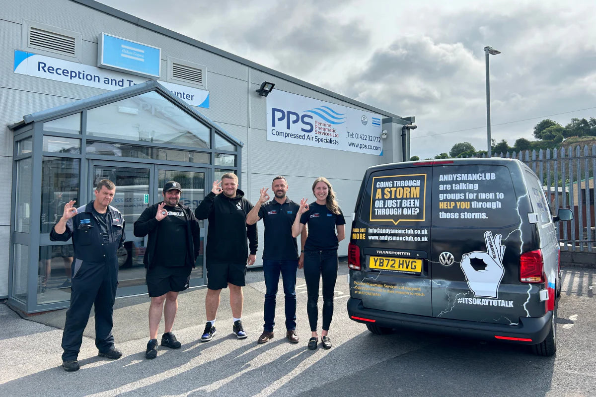 Charity collaboration sees new van hit the roads for ANDYSMANCLUB