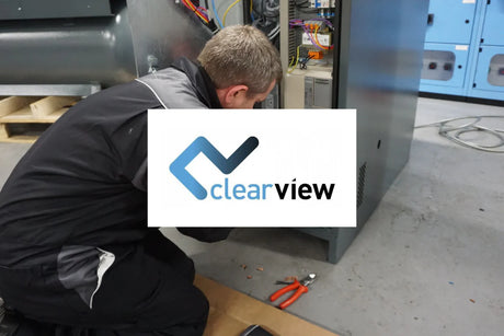 Clear View Bi-Folding Doors depend on PPS for compressed air