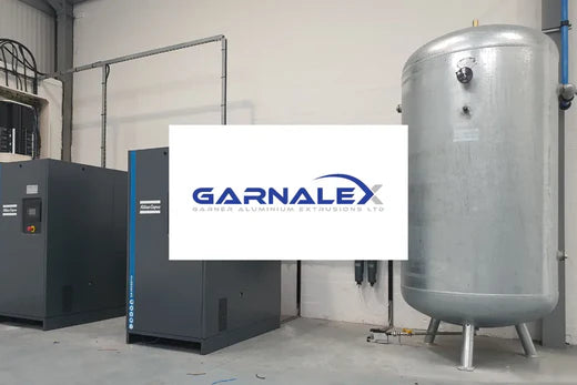 Garnalex power new state-of-the-art powder coating plant with reliable and efficient compressed air