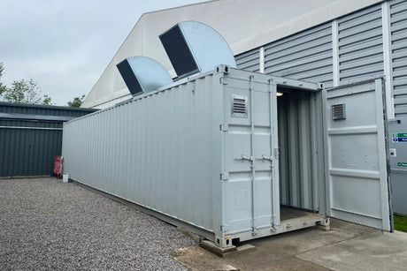 Mobile plant room creates space and flexibility before factory relocation