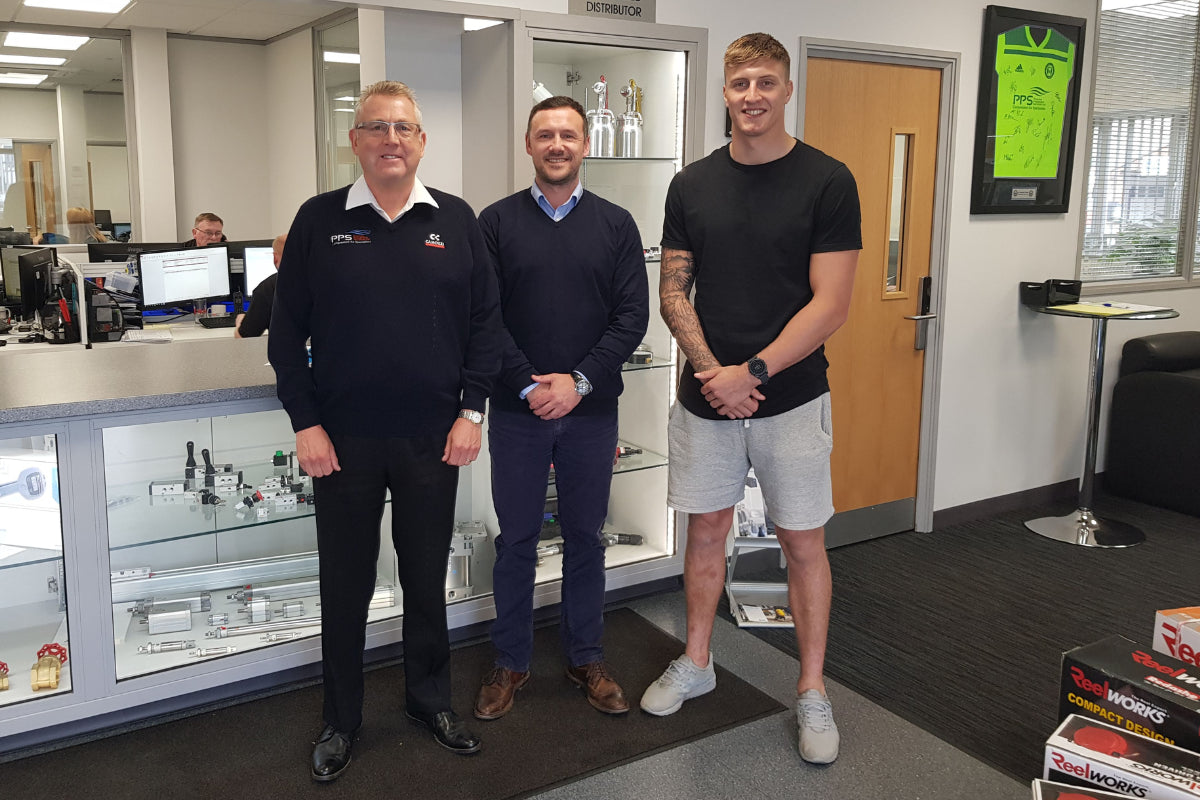 PPS meets Huddersfield Giants player Alex Mellor